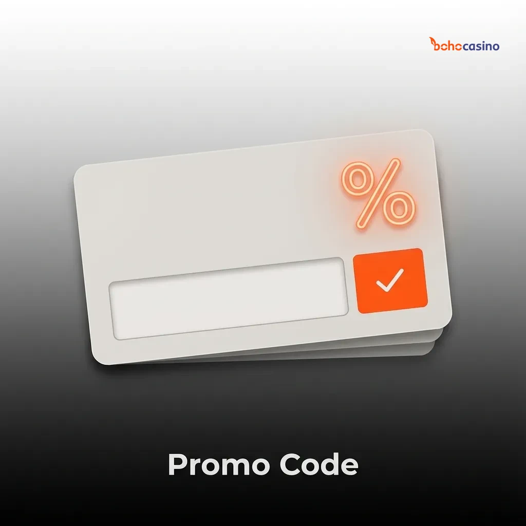 Promo code table showing BOHOWELCOME, BOHORELOAD, BOHOSPORT, BOHOSPIN with bonus types and typical benefits